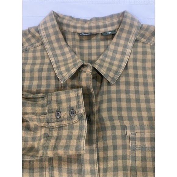 Eddie Bauer Tops - Eddie Bauer Ladies Long Sleeve Button Up Casual Shirt Size XL‎ Hunter Green